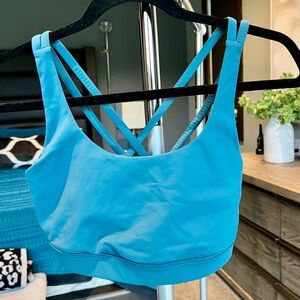 Lululemon ENERGY SPORTS BRA SIZE 8 teal